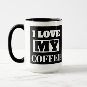 I KÄRLEK COFFEE mugg