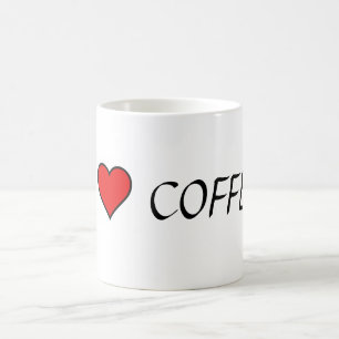 ~I Kärlek Coffee~ MUGG, ANPASSAT DET! Kaffemugg