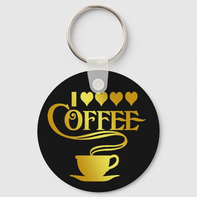 I KÄRLEK COFFEE NYCKELRING (Framsida)