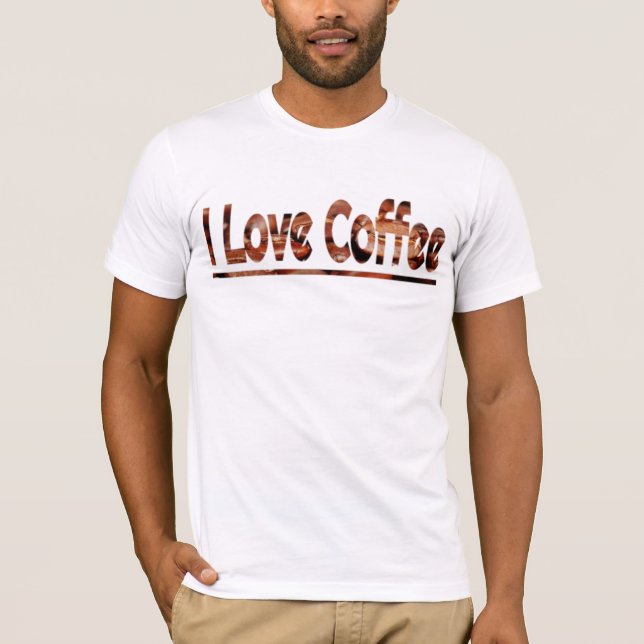 I Kärlek Coffee T-Shirt (Framsida)