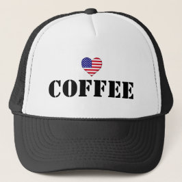 I Kärlek Coffee™-Truckerkeps Keps