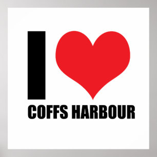 I kärlek Coffs Harbour Poster