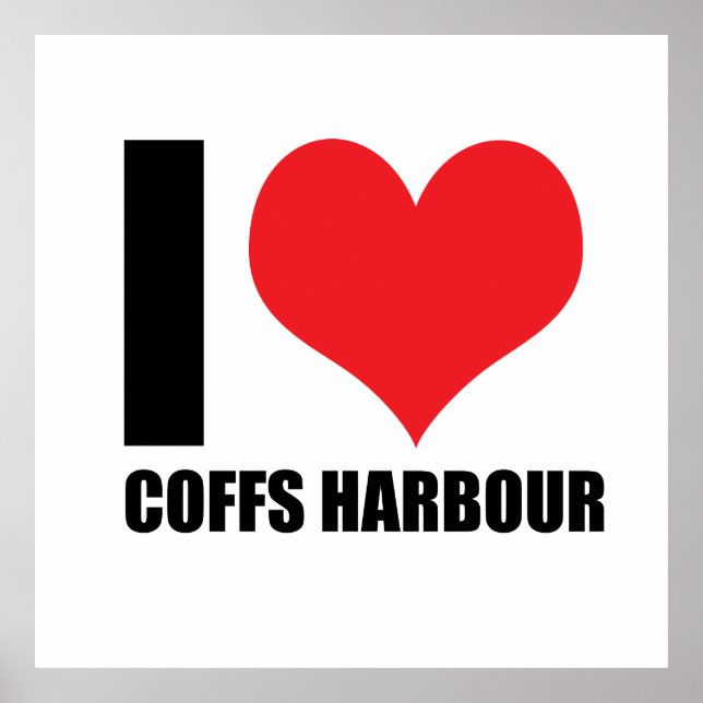 I kärlek Coffs Harbour Poster (Framsidan)