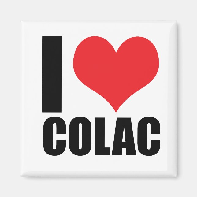 I kärlek Colac Magnet (Framsidan)