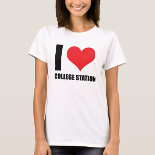 I kärlek College Station T Shirt