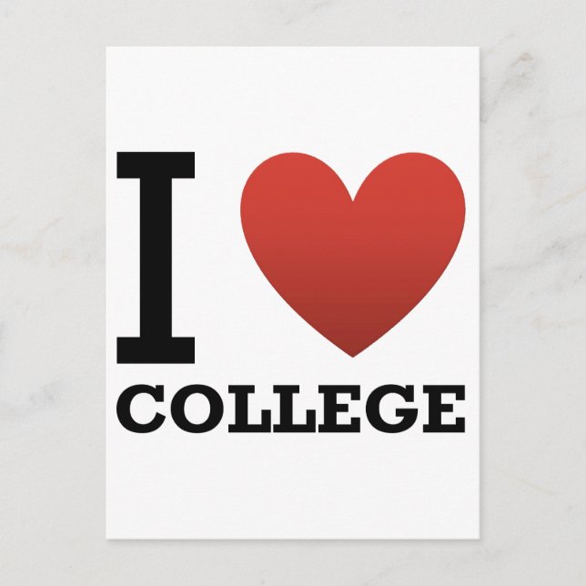 I Kärlek College Vykort (Framsida)