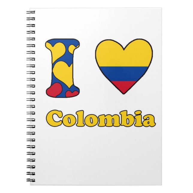 I kärlek Colombia Anteckningsbok (Framsidan)
