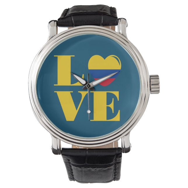 I kärlek Colombia Armbandsur (Framsida)