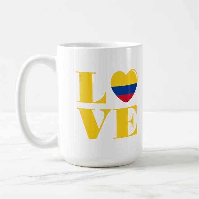 I kärlek Colombia Kaffemugg (Vänster)