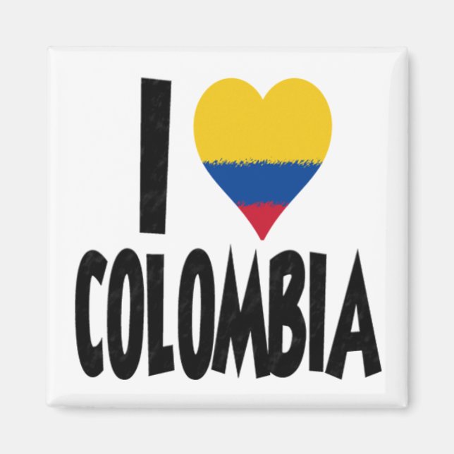 I kärlek Colombia Magnet (Framsidan)