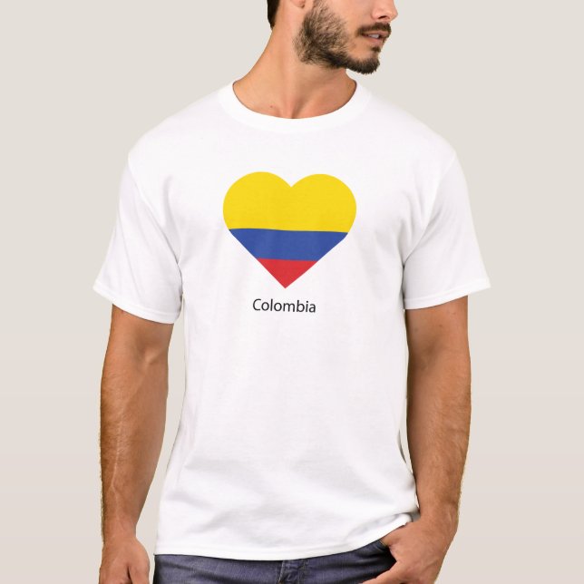 I Kärlek Colombia T Shirt (Framsida)