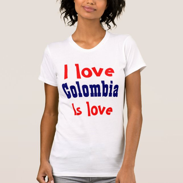 I kärlek colombia tröja (Framsida)