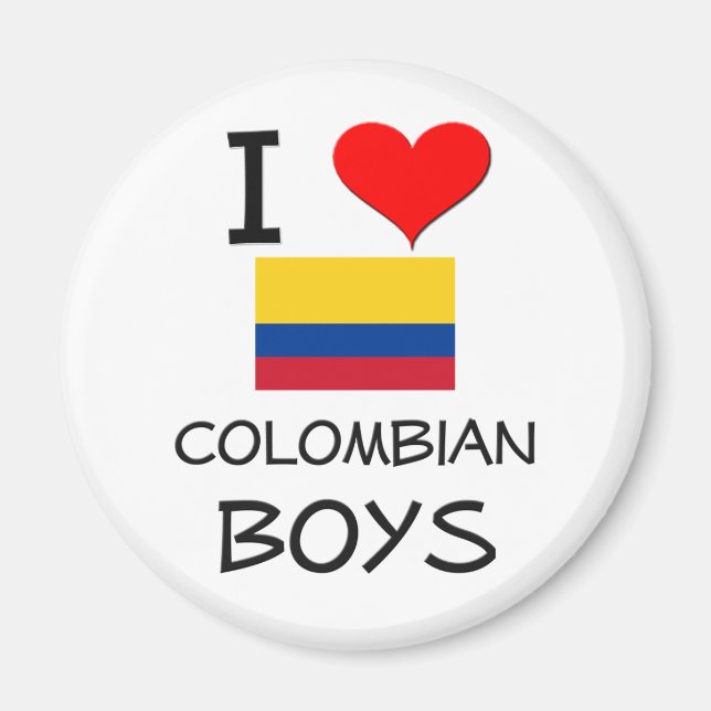 I Kärlek colombianska Boys Magnet (Framsidan)