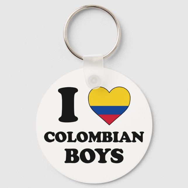 I kärlek colombianska pojkar nyckelring (Framsida)