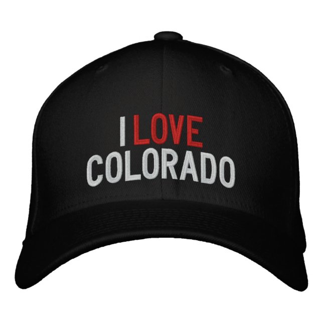 I KÄRLEK COLORADO BRODERAD KEPS (Framsida)