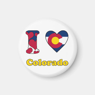 I kärlek Colorado Magnet