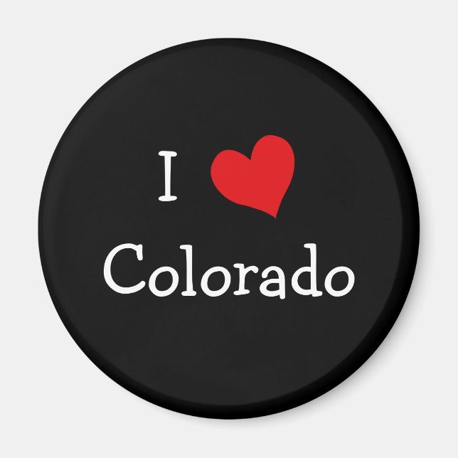 I Kärlek Colorado Magnet (Framsidan)