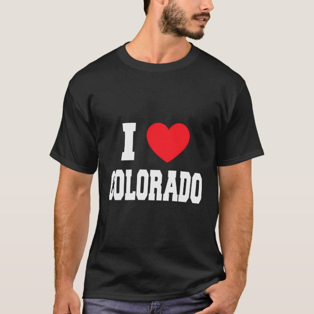 I Kärlek Colorado T Shirt (Framsida)