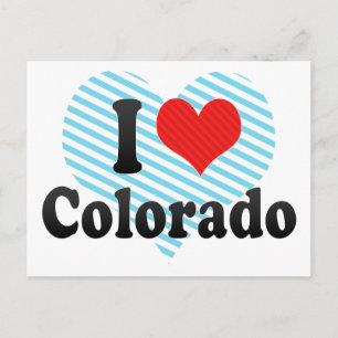 I Kärlek Colorado Vykort