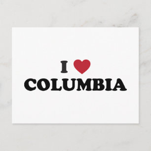 I Kärlek Columbia Missouri Vykort