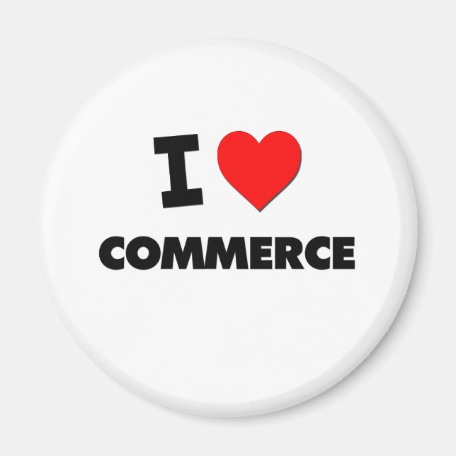 I kärlek Commerce Magnet (Framsidan)