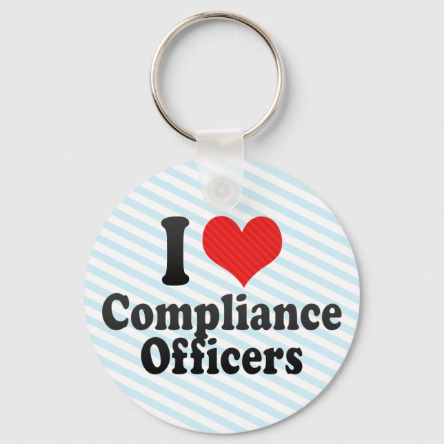 I Kärlek Compliance Officers Nyckelring (Framsida)