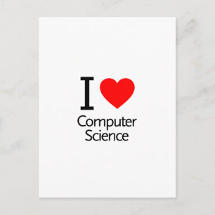 I Kärlek Computer Science Vykort