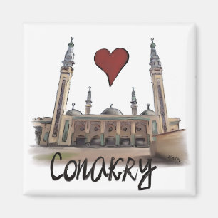 I kärlek Conakry Magnet