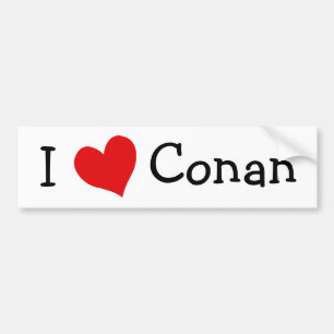 I Kärlek Conan Bildekal
