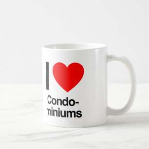 i kärlek condominiums kaffemugg