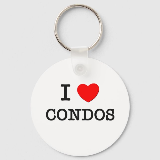 I Kärlek Condos Nyckelring (Framsida)