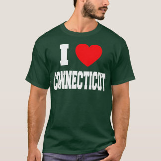 I Kärlek Connecticut T Shirt