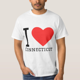 I kärlek Connecticut T Shirt