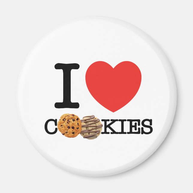 I Kärlek Cookies Magnet (Framsidan)