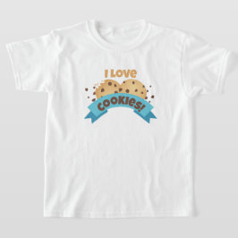 I Kärlek Cookies med Blue Ribbon Kids T-Shirt! T Shirt
