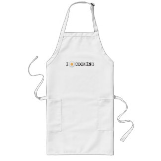 I Kärlek Cooking Apron Långt Förkläde