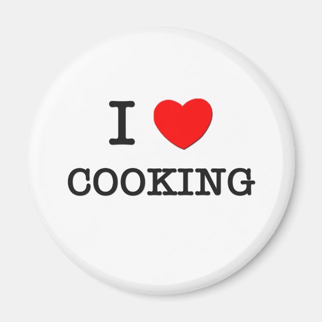 I KÄRLEK COOKING MAGNET (Framsidan)