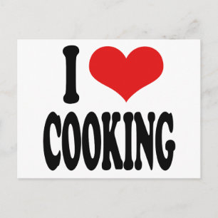 I Kärlek Cooking Vykort