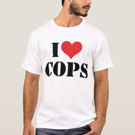 I Kärlek Cops T-Shirt