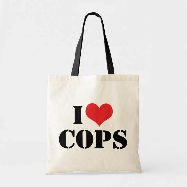 I Kärlek Cops Tygkasse (Framsidan)