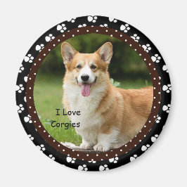 I kärlek Corgies Magnet