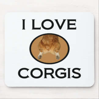 I Kärlek Corgis Corgi Butt Musmatta