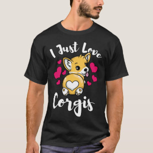 I Kärlek Corgis Funny Pem Welsh Corgi 986 T Shirt
