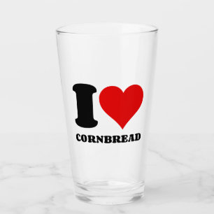 I KÄRLEK CORNBREAD GLASKOPP