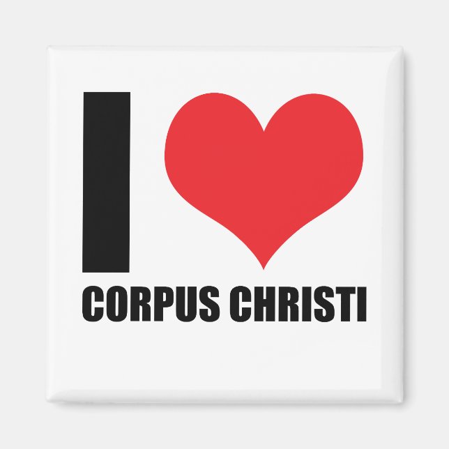 I kärlek Corpus Christi Magnet (Framsidan)