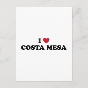 I Kärlek Costa Mesa California Vykort