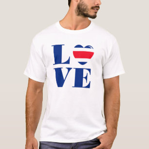 I kärlek Costa Rica T Shirt