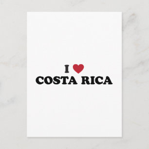 I Kärlek Costa Rica Vykort