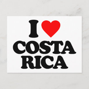 I KÄRLEK COSTA RICA VYKORT