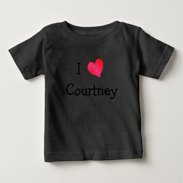 I Kärlek Courtney T Shirt (Framsida)